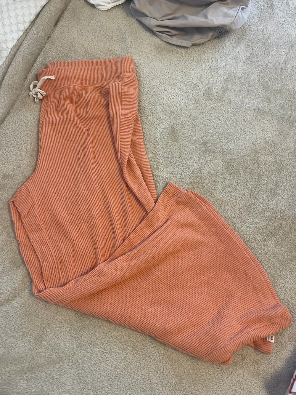 Rip curl Corduroy flare lounge Pants in Rust